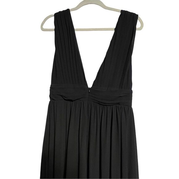 Nordstrom Love X Design Sleeveless Black Cocktail Formal Wedding Dress Large NWT - Picture 2 of 5